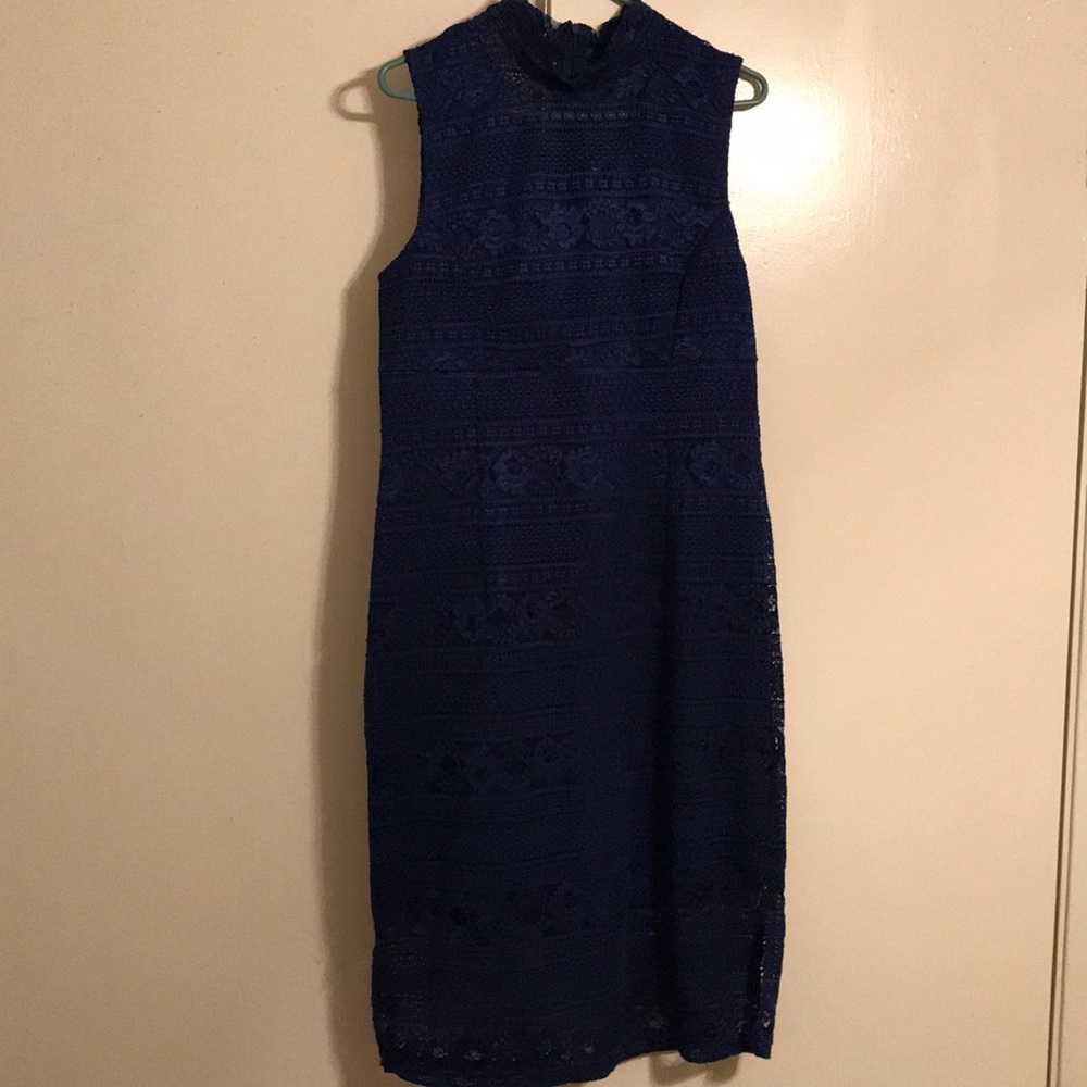Enfocus studio sz 14 blue lace dress